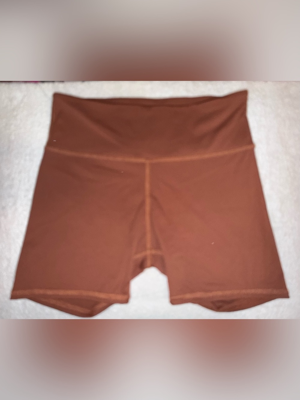 Tiger Friday High Waist Shorts Size Adult Large Brown/Rust Color